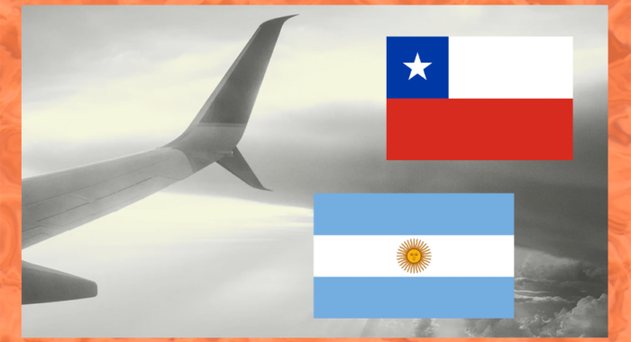 sobrevuelo de aviones chilenos en Argentina