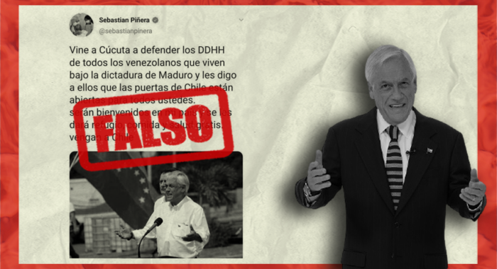 Falso_Piñera en Cúcuta