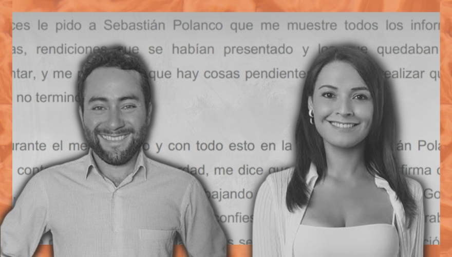 Sebastián Polanco y Camila Polizzi