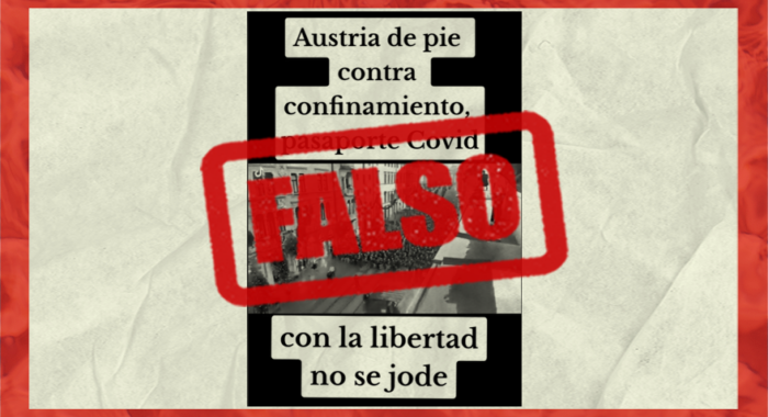Falso_Protesta contra confinamiento en Austria