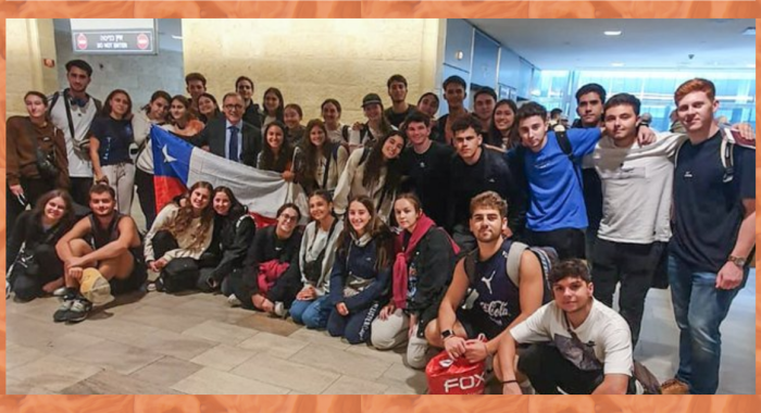 Tercer grupo de chilenos escapando de Israel